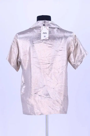 Chemise Maje Doré en Soie