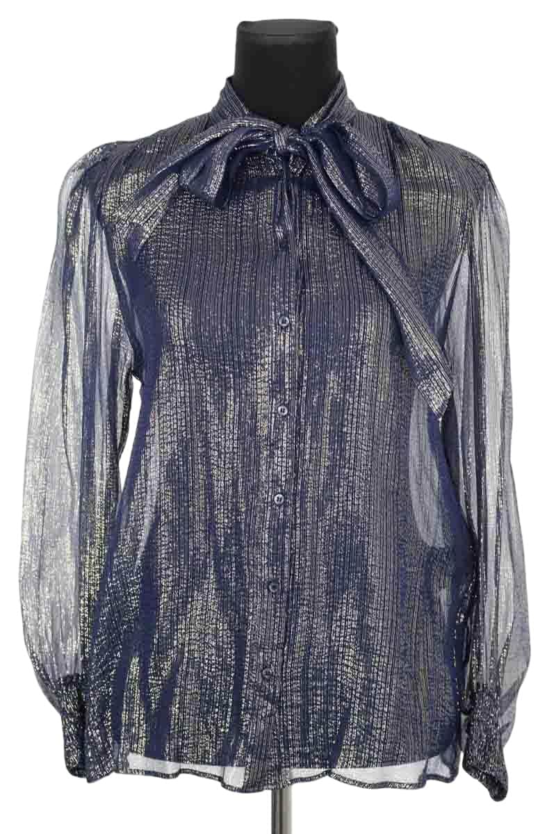 Chemise Maje Marine en Polyester, taille S - Seconde Main