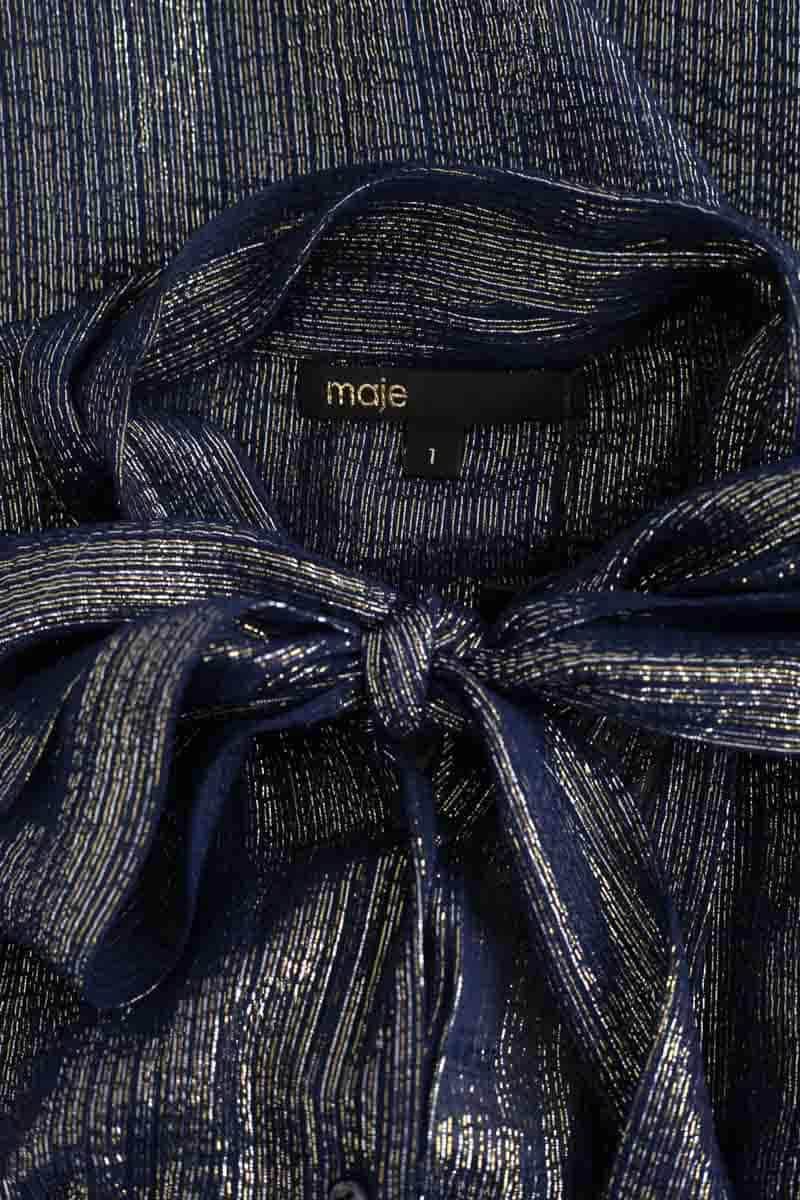 Chemise Maje Marine en Polyester