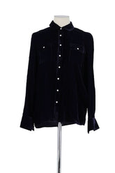 Chemise Maje Marine en Polyester, taille S - Seconde Main