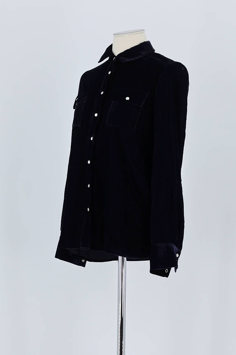 Chemise Maje Marine en Polyester