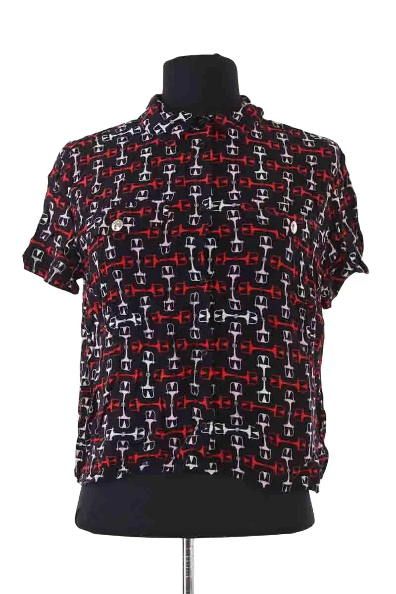 Chemise Maje Noir en Viscose, taille M - Seconde Main