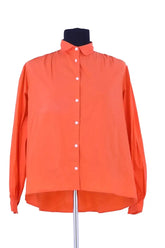 Chemise Maje Orange en Coton, taille S - Seconde Main