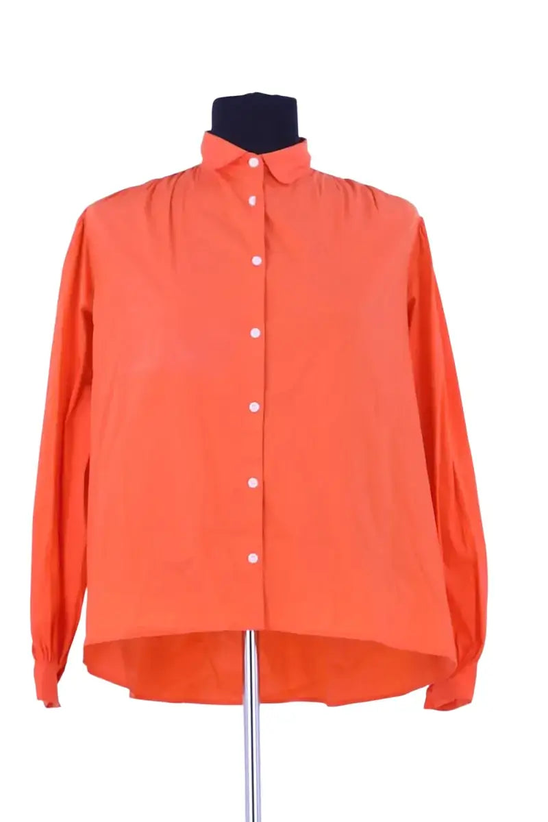 Chemise Maje Orange en Coton, taille S - Seconde Main
