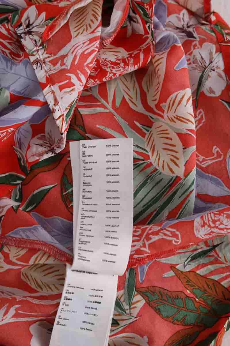 Chemise Maje Orange en Viscose