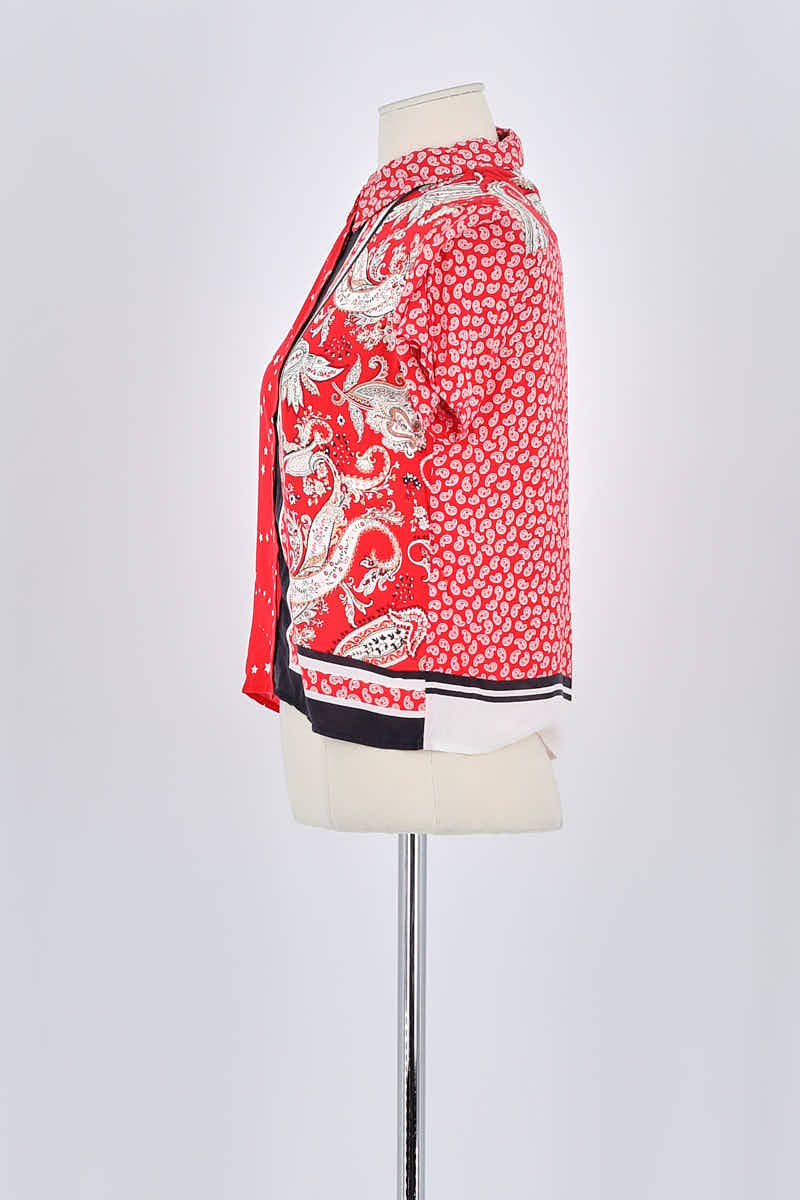 Chemise Maje Rouge en Viscose