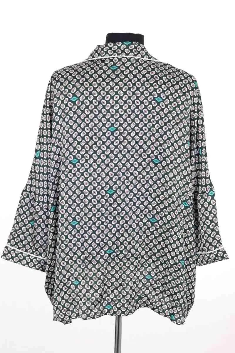 Chemise Maje Vert en Viscose
