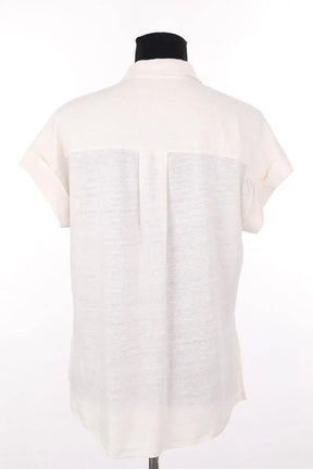 Chemise Majestic Filatures Beige en Lin