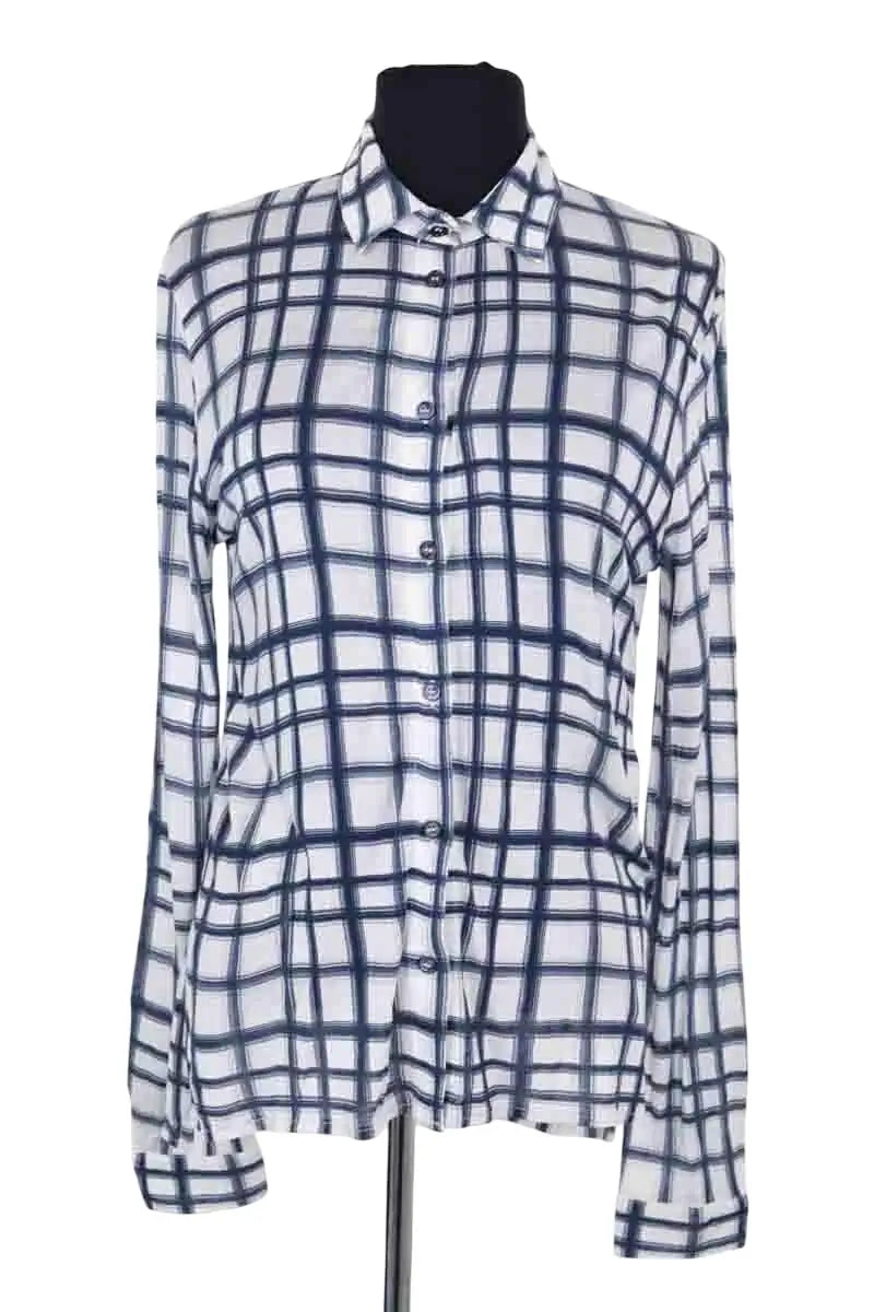 Chemise Majestic Filatures Blanc en Viscose, taille S - Seconde Main