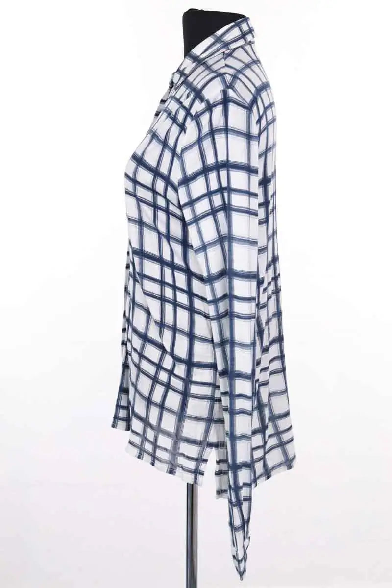 Chemise Majestic Filatures Blanc en Viscose