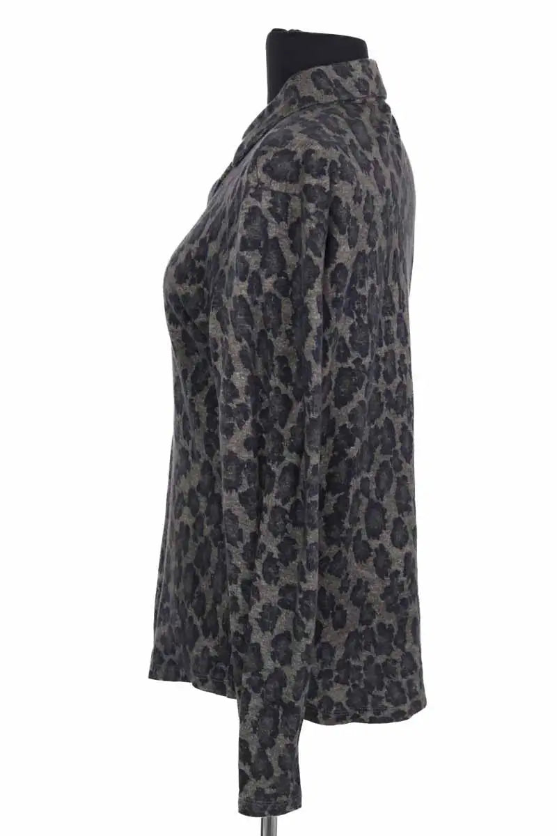 Chemise Majestic Filatures Kaki en Coton