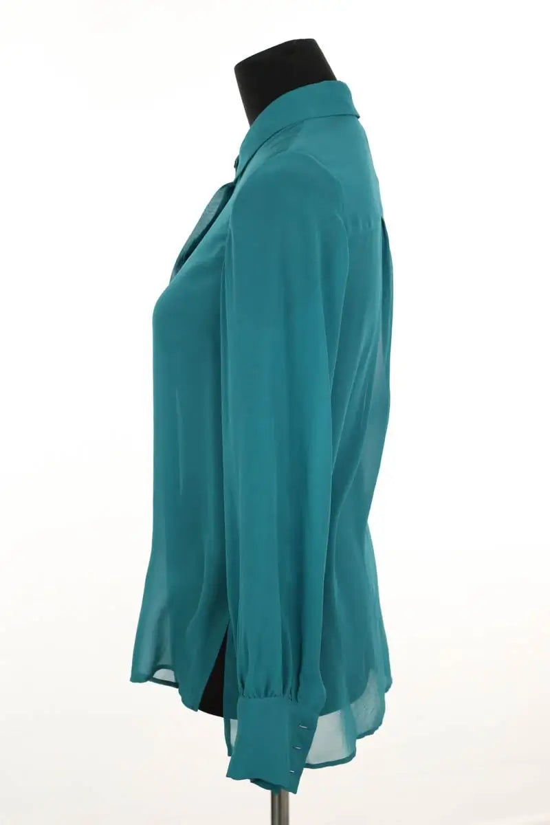 Chemise Maliparmi Vert en Soie