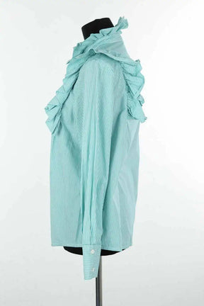 Chemise Maria de la Orden Vert en Coton