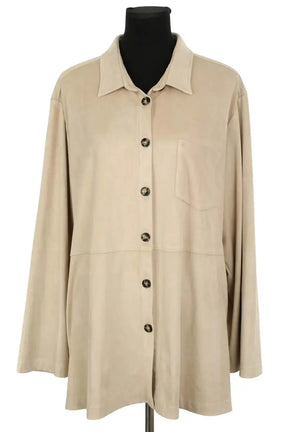 Chemise Marina Rinaldi Beige en Polyester, taille XXL - Seconde Main