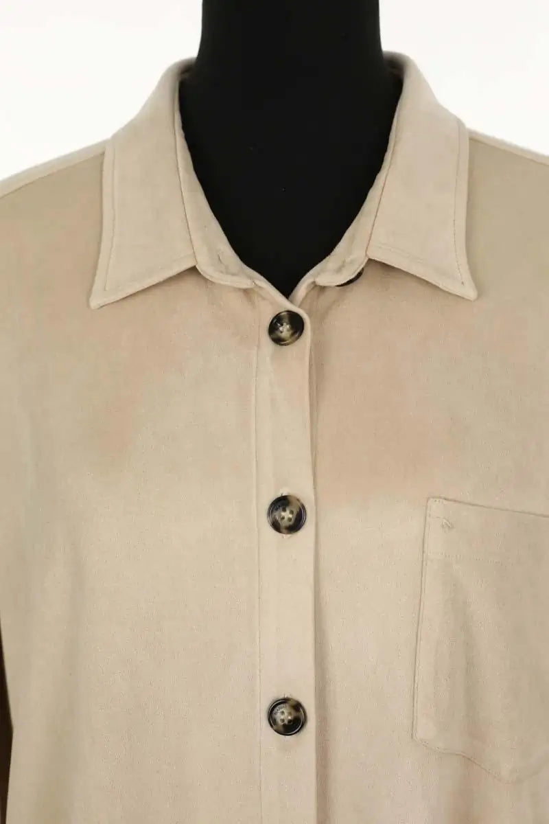 Chemise Marina Rinaldi Beige en Polyester