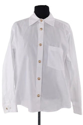 Chemise Martin Martin Blanc en Coton, taille S - Seconde Main