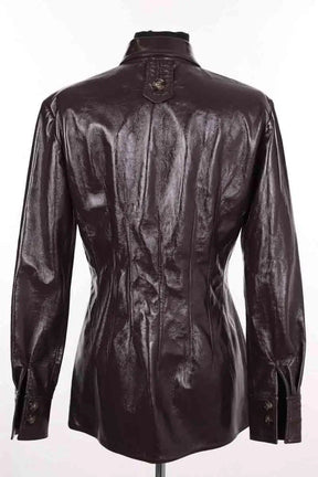 Chemise Materiel Marron en Synthétique