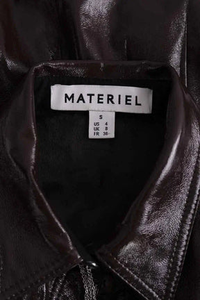 Chemise Materiel Marron en Synthétique
