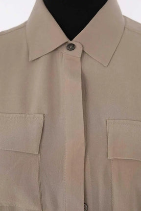 Chemise Max & Moi Beige en Soie