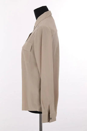 Chemise Max & Moi Beige en Soie