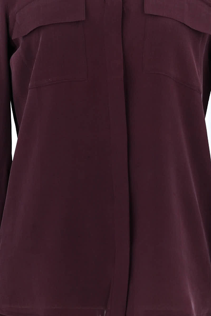 Chemise Max & Moi Bordeaux en Soie