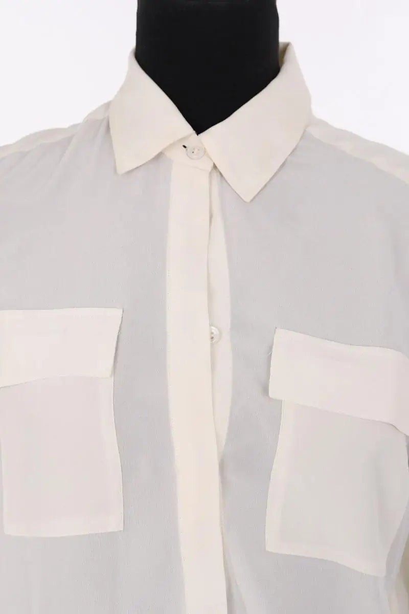 Chemise Max & Moi Ecru en Soie