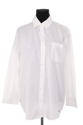 Chemise Max Mara Blanc en Coton, taille S - Seconde Main