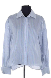 Chemise Max Mara Bleu en Synthétique, taille S - Seconde Main