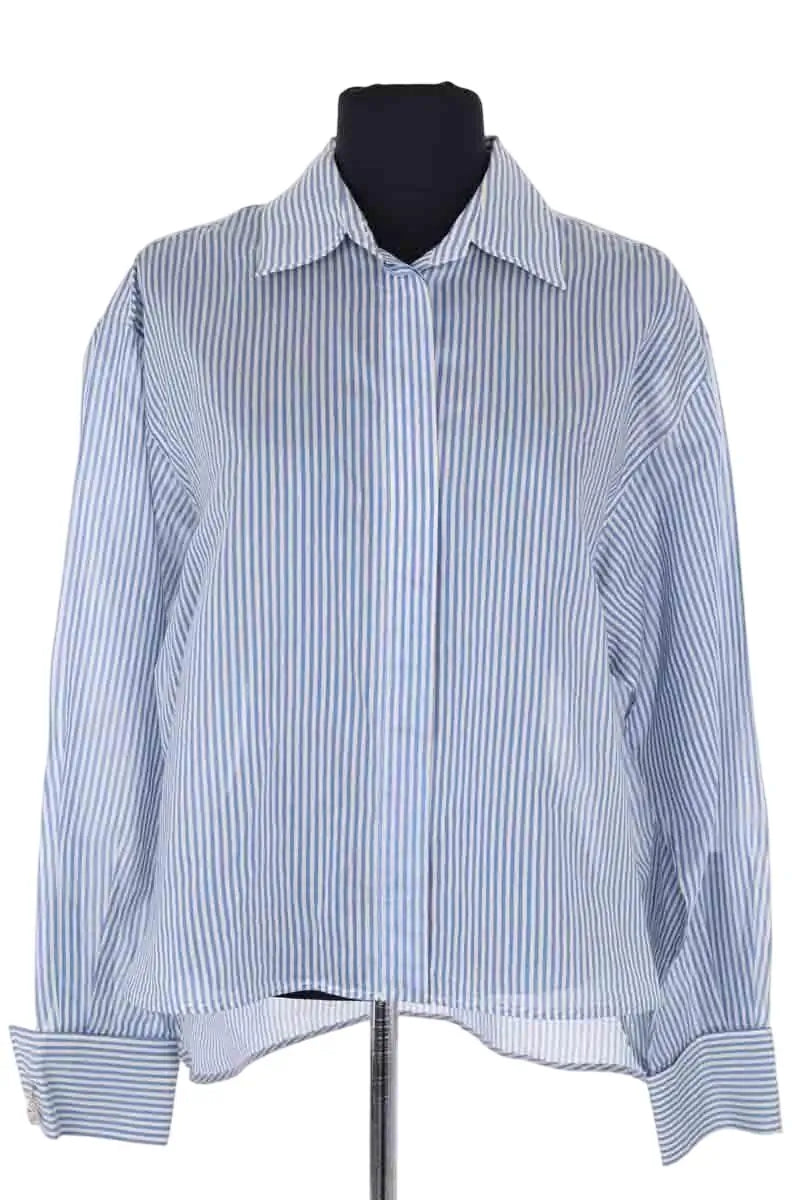 Chemise Max Mara Bleu en Synthétique, taille S - Seconde Main