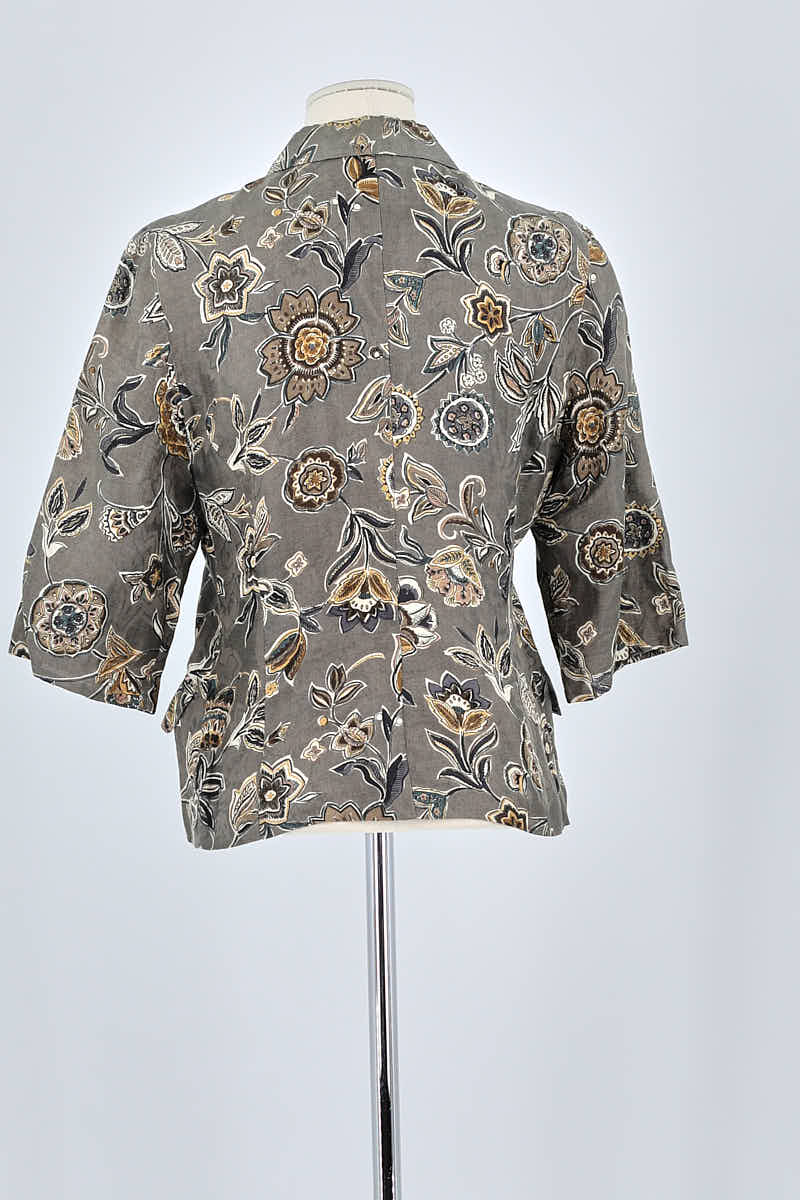 Chemise Max Mara Gris en Lin