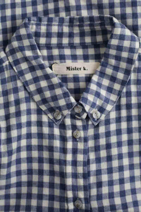 Chemise Mister K Bleu en Coton
