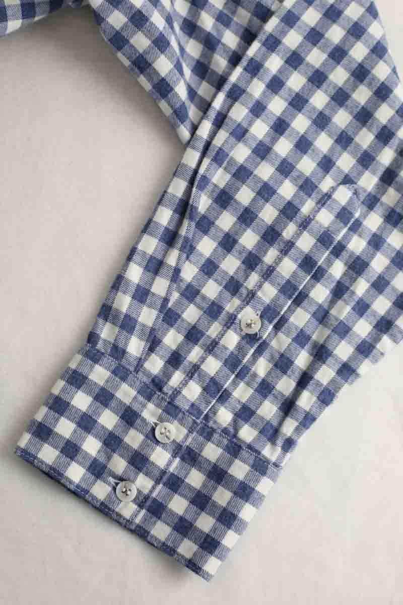 Chemise Mister K Bleu en Coton