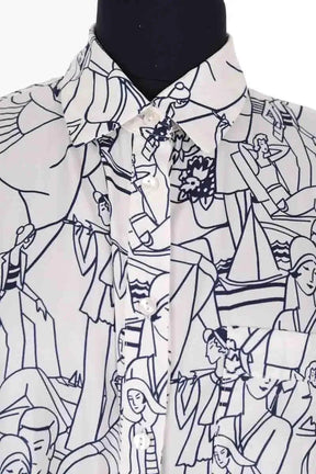 Chemise Modetrotter Blanc en Synthétique