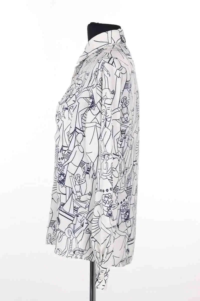 Chemise Modetrotter Blanc en Synthétique
