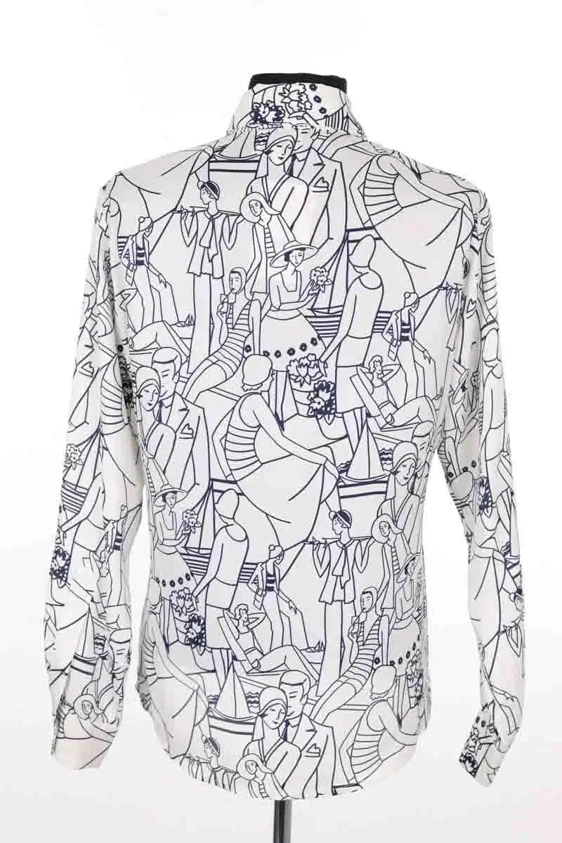 Chemise Modetrotter Blanc en Synthétique