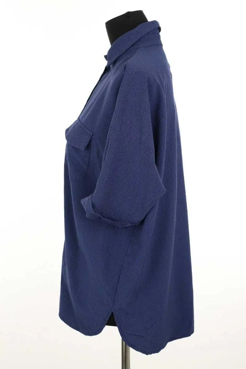 Chemise Modetrotter Marine en Polyester