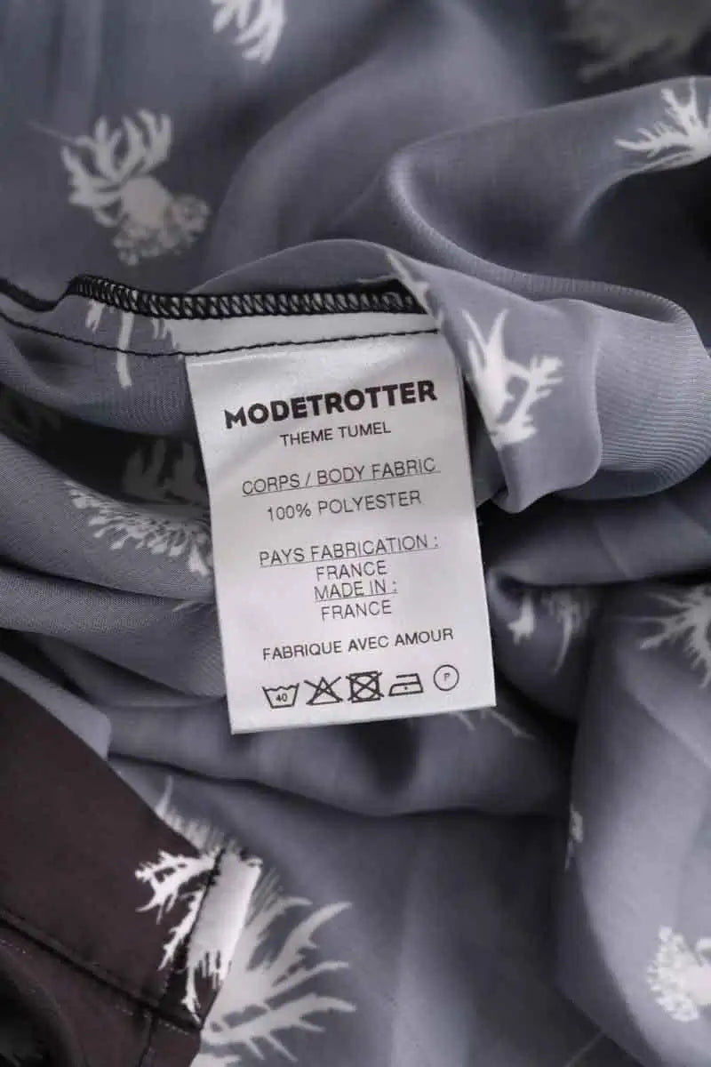 Chemise Modetrotter Noir en Synthétique