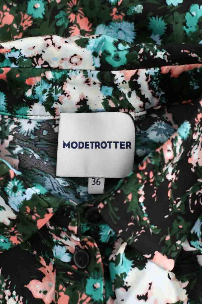 Chemise Modetrotter Vert en Viscose