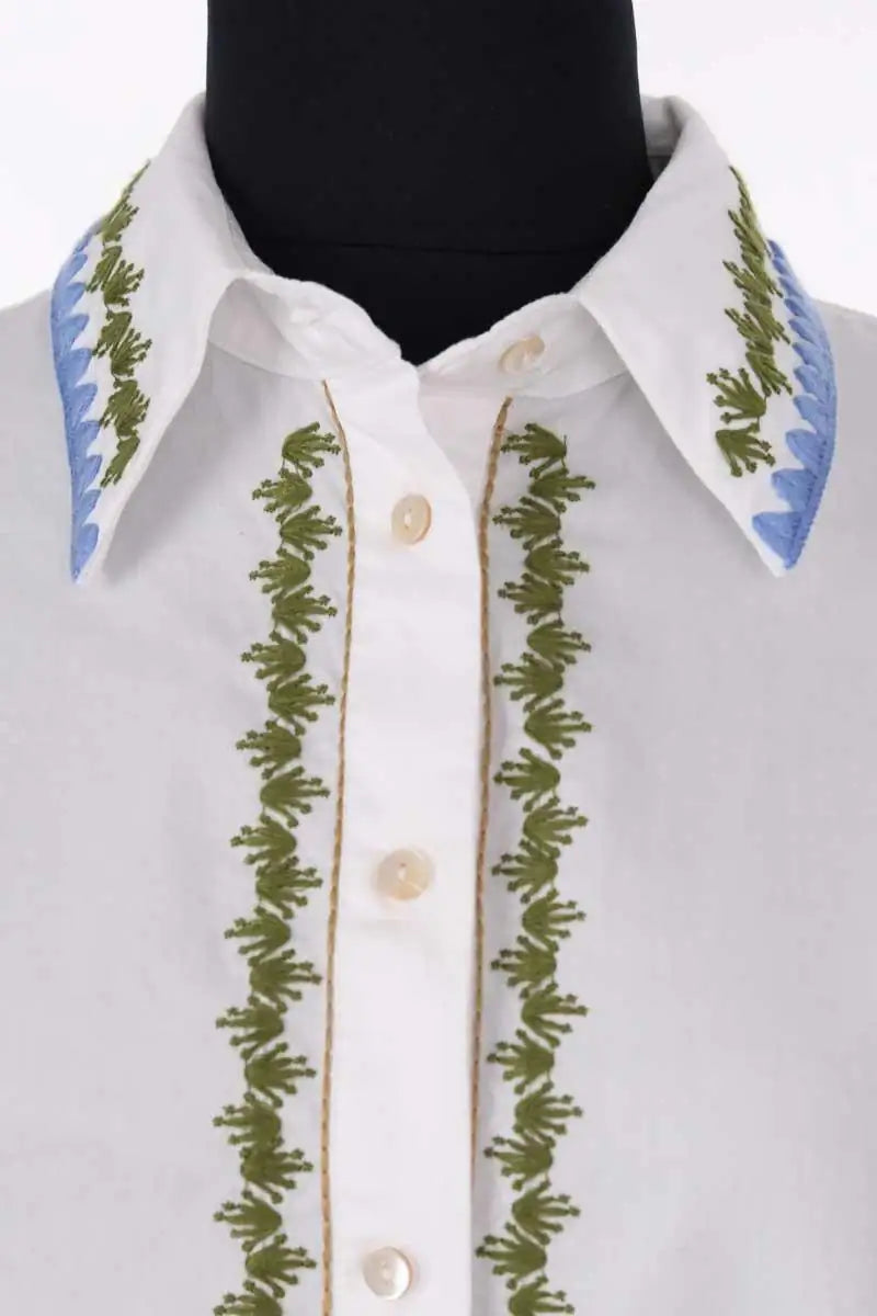 Chemise Momoni Blanc en Coton