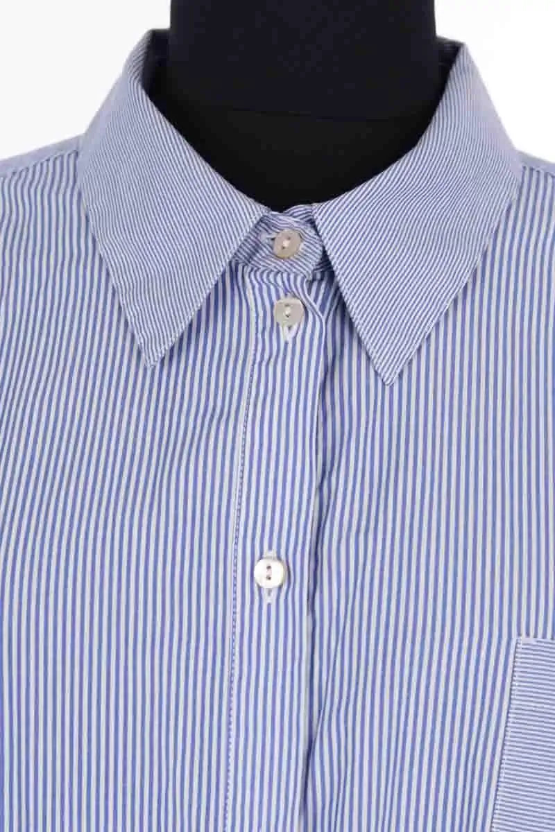 Chemise Momoni Bleu en Coton