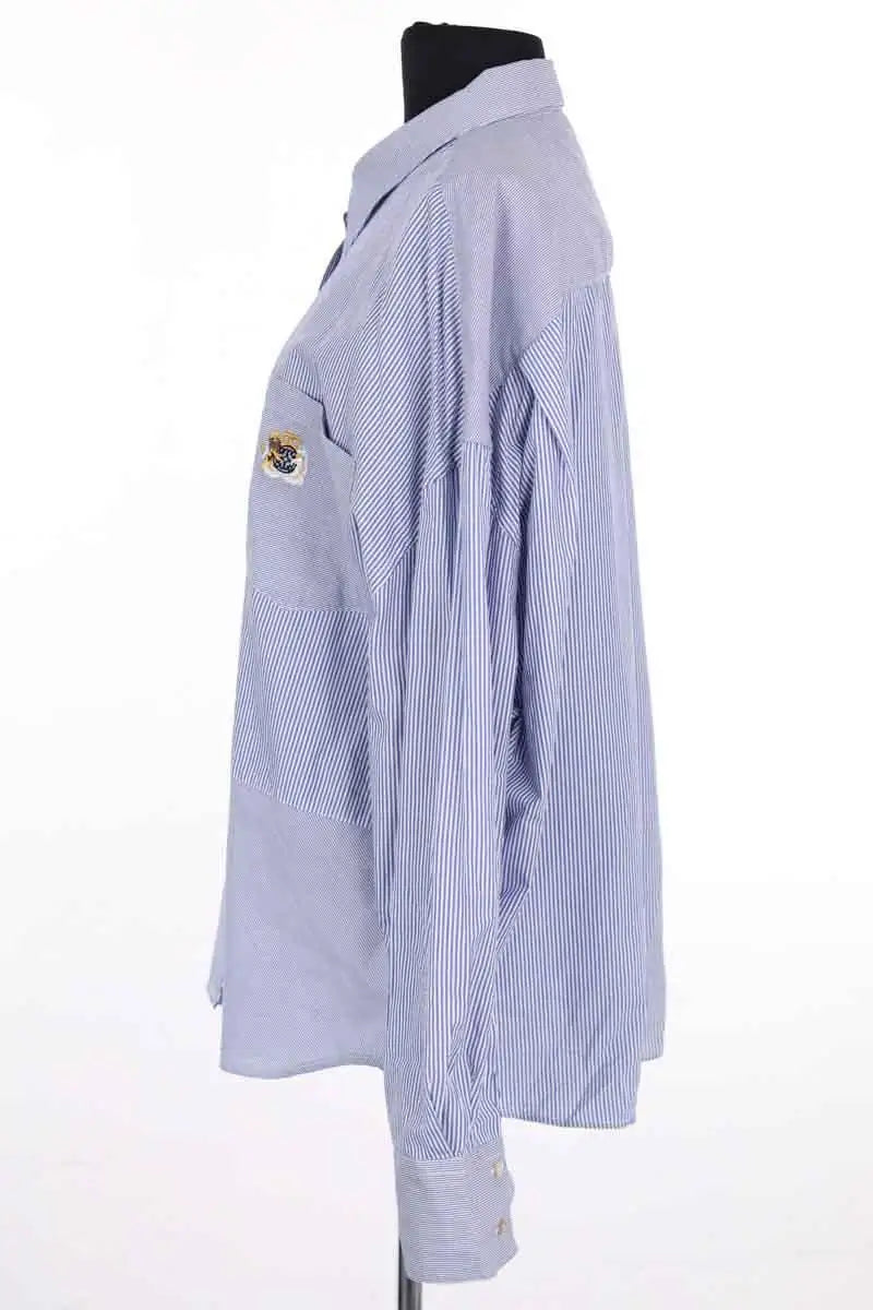 Chemise Momoni Bleu en Coton