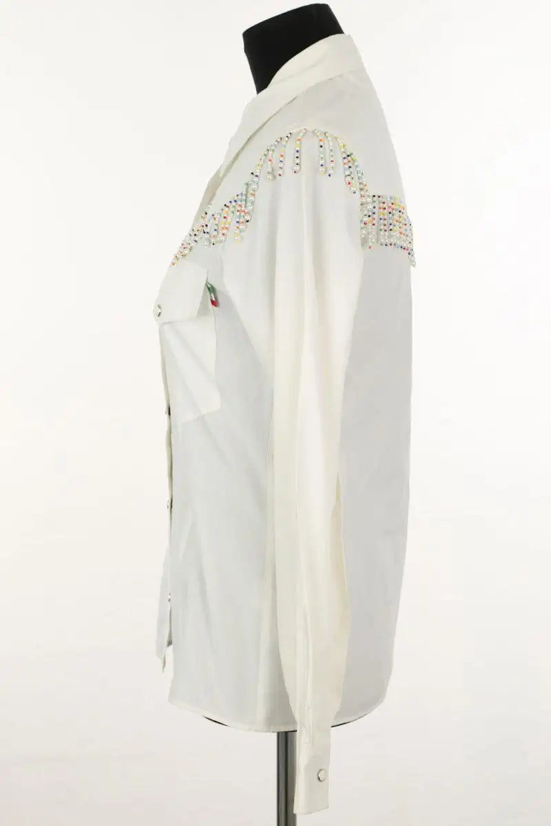 Chemise Moschino Bleu en Coton
