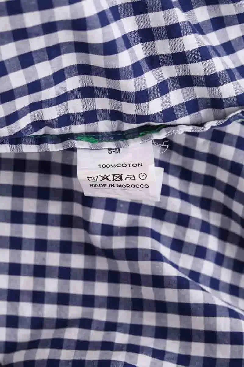 Chemise Nana Leone Bleu en Coton