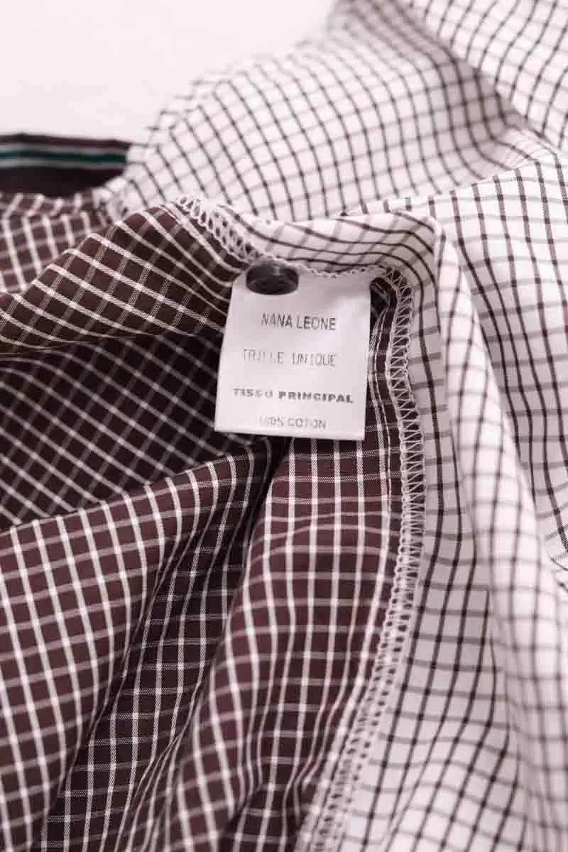 Chemise Nana Leone Marron en Coton
