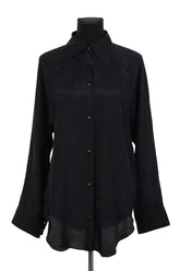 Chemise Nina Ricci Noir en Synthétique, taille XL - Seconde Main
