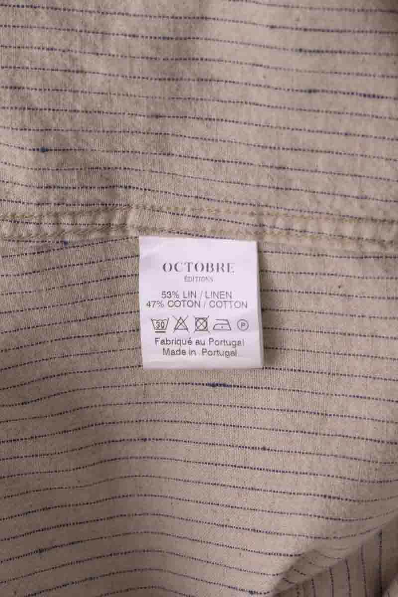 Chemise Octobre Beige en Lin