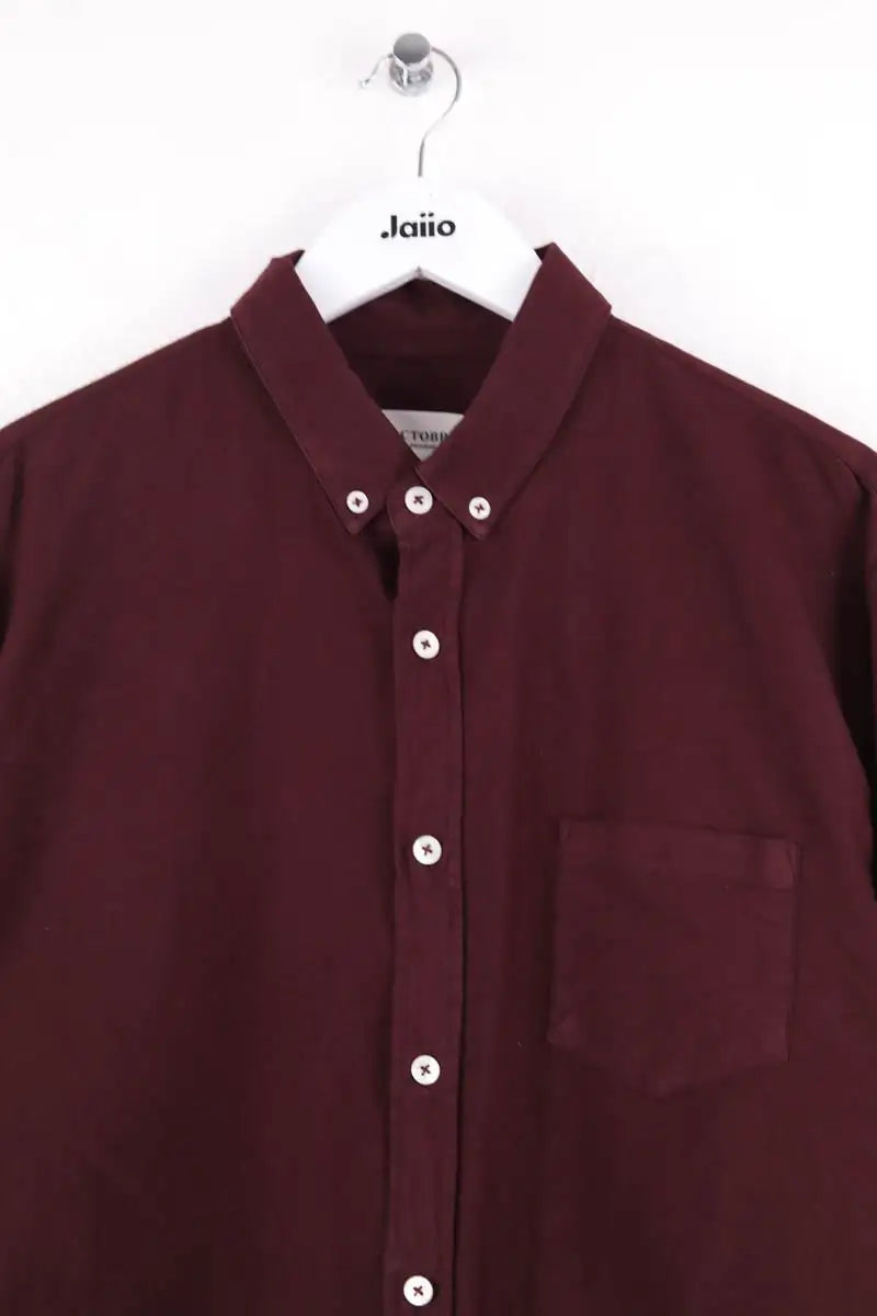 Chemise Octobre Bordeaux en Coton