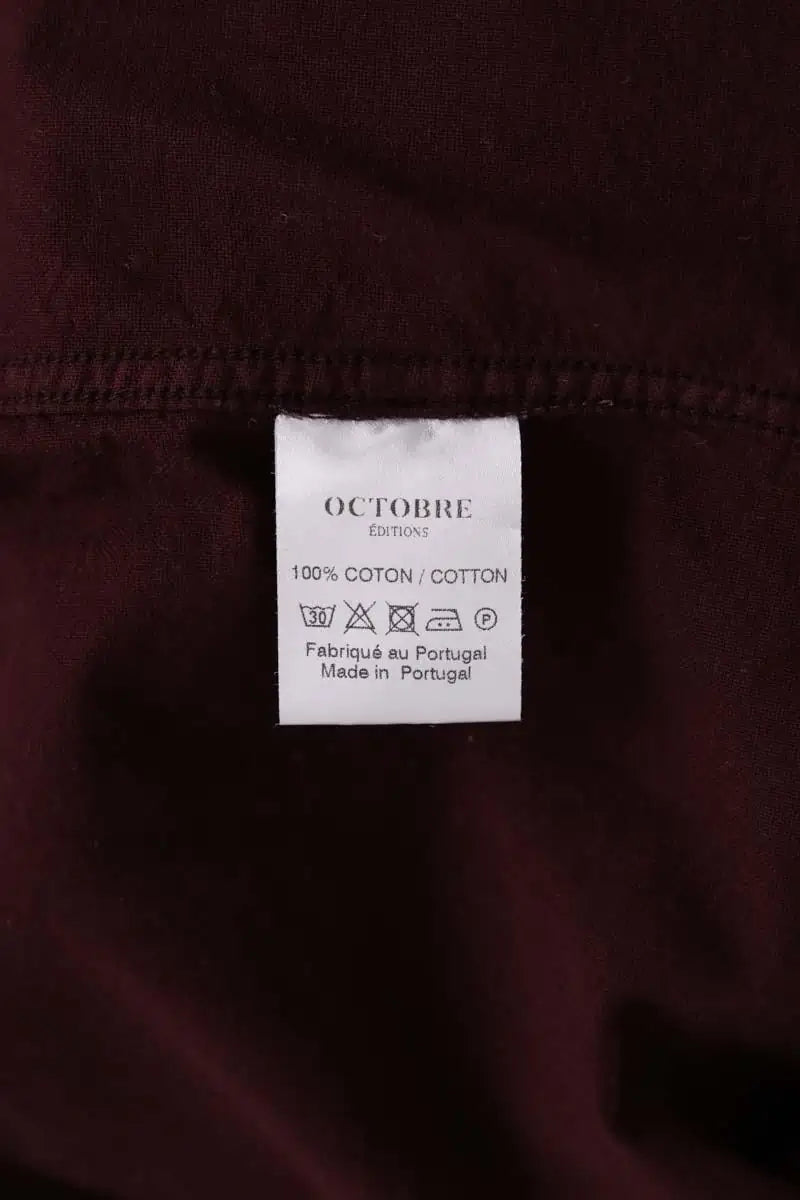 Chemise Octobre Bordeaux en Coton