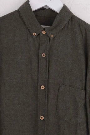 Chemise Octobre Kaki en Coton