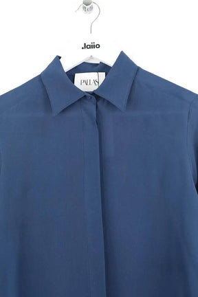 Chemise Pallas Bleu en Soie